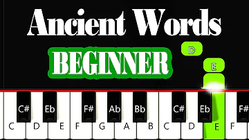 Ancient Words - Deshazo | Easy PIANO TUTORIAL