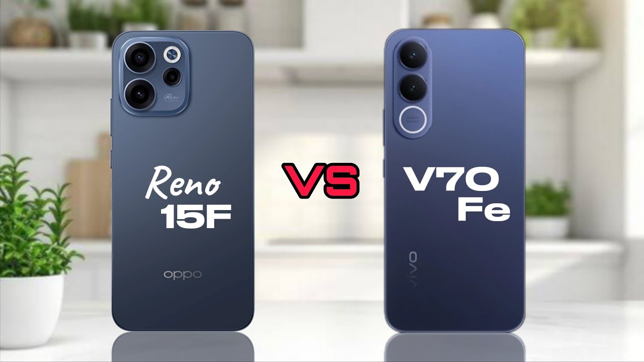 Oppo Reno 15F vs ViVO V70 Fe - YouTube