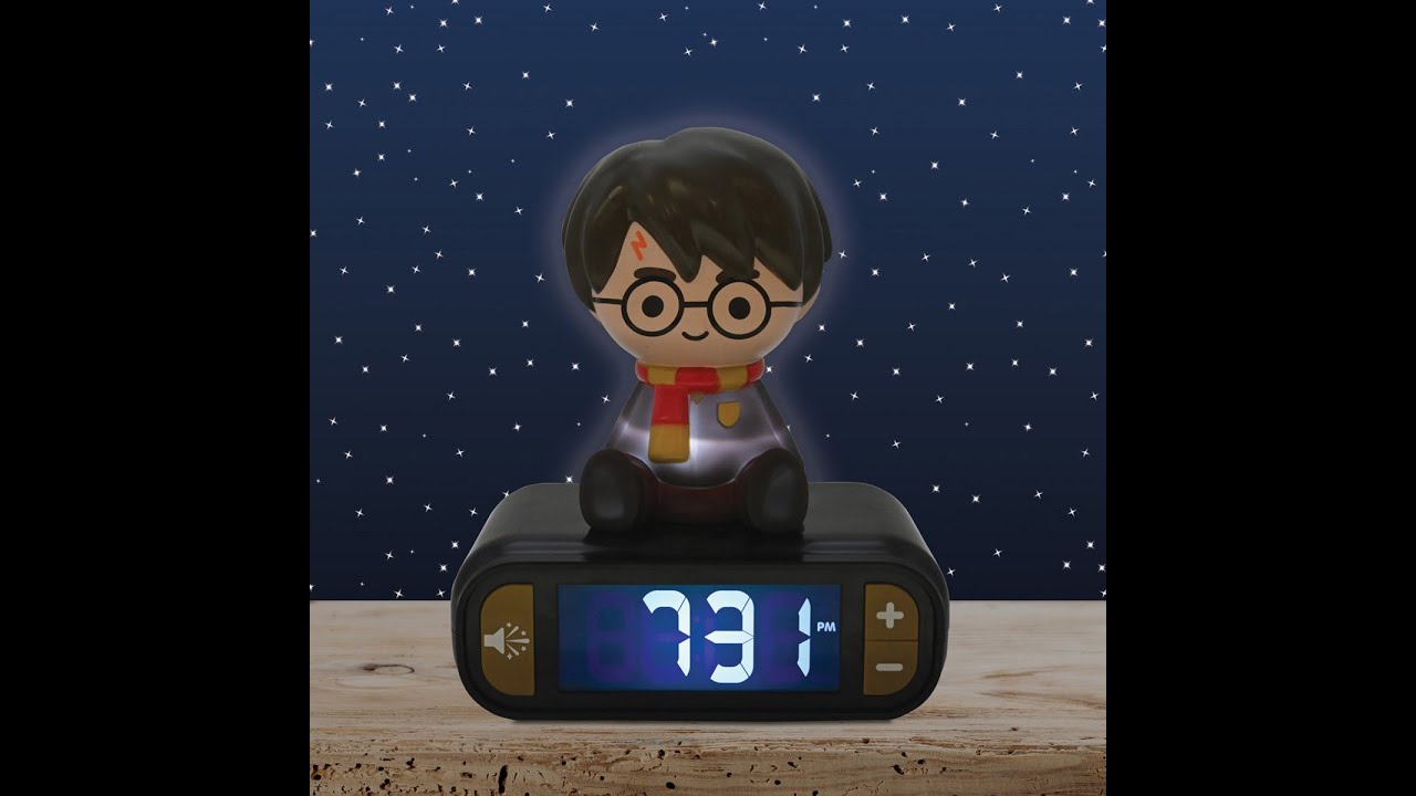Harry Potter Digital Alarm Clock with Nightlight