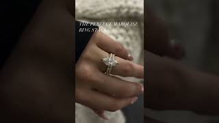  Marquise Cut Pav Bridal Set  Regal Elegance With Stunning Sparkle 