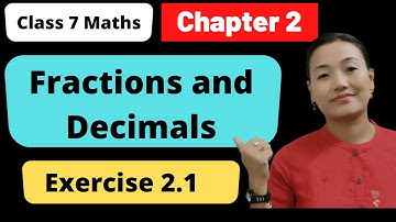 Class 7 Maths/Chapter 2/Fractions and Decimals/Exercise 2.1 #Maths With Suneeta Singha