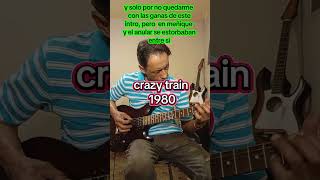 crazy train Ozzy Osborne #ozzyosbourne #rockshorts #coverrock #rock #heavymetal
