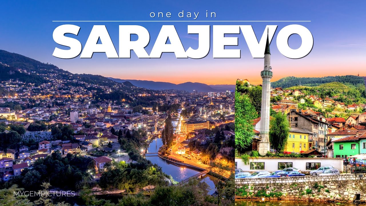ONE DAY IN SARAJEVO (BOSNIA AND HERZEGOVINA) | 4K 60FPS | See the pearl of the Balkans