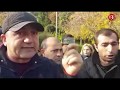 Nazirlər Kabineti Önündə AKSİYA:"Qorxumuzdan gecəylə evdən qaçdıq"-Zığ Sakinləri Etiraz Edir