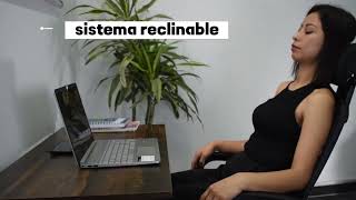 Silla De Oficina Viggo, Con Cabecera Regulable