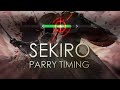 Sekiro parry timing visualized