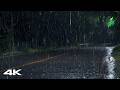 Get Over Insomnia with Heavy Rain at Night | Instant Sleep for Tired Minds | Rain Sounds White Noise