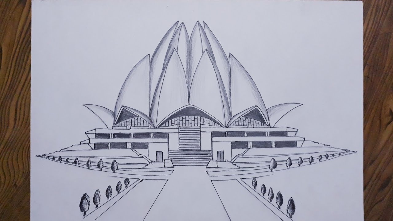 How to draw a Hindu Temple