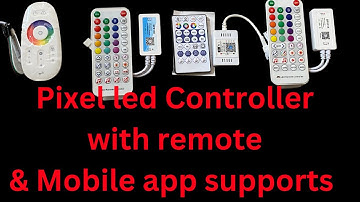 Pixel led controller with remote and mobile application l Hindi l SP611E  | SP511E