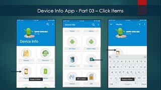 Device Info App - Part 03 – Click Items screenshot 5