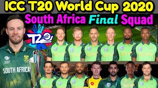 T20 World Cup 2020 South Africa Team 15 Members Squad | ICC T20 World Cup 2020 South African Squad | screenshot 2