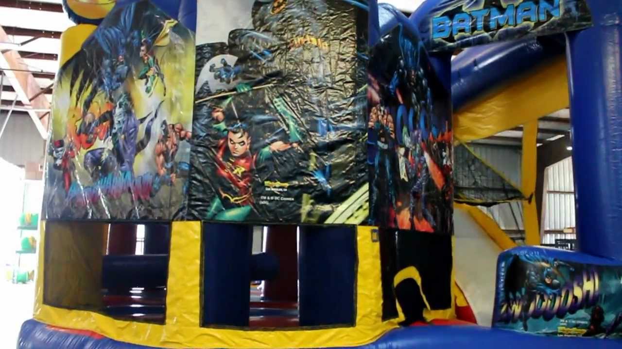 party rentals orange county Batman 5in1 bounce house combo rental Metairie
