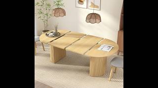 Review: Weselon Dining Table – Fluted Base + Expandable Design