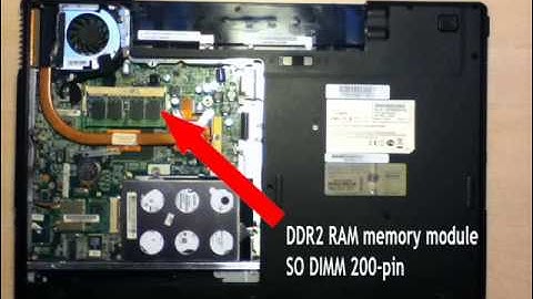 How to upgrade / install a RAM memory module in Fujitsu Amilo Li1818 notebook computer