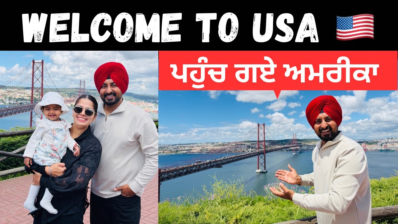 ⁣ਅਮਰੀਕਾ ਵਿੱਚ ਤੁਹਾਡਾ ਸਵਾਗਤ ਹੈ Feeling like uSA | Punjabi Travel Couple | Ripan Khushi