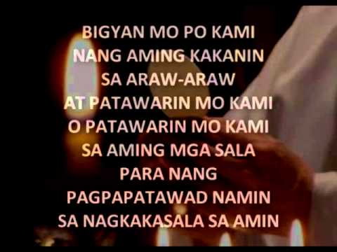 Ama Namin Prayer Tagalog Song
