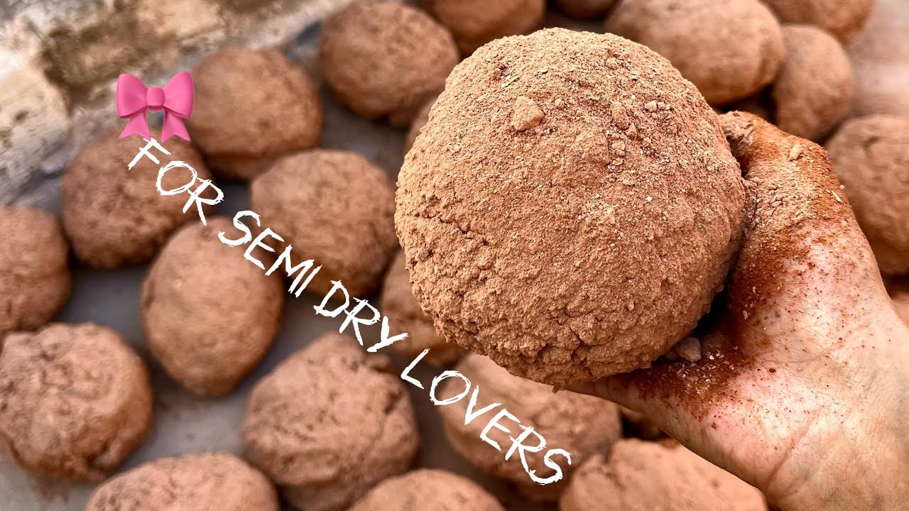 ASMR | New Stoney Reddirt Floor crumbling | For Semi Dry Lovers @jovairiaattaria 