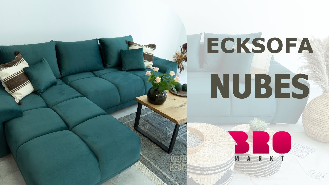Ecksofa NUBES: Eleganz trifft Funktionalität in Ihrem Wohnzimmer | Bromarkt.de