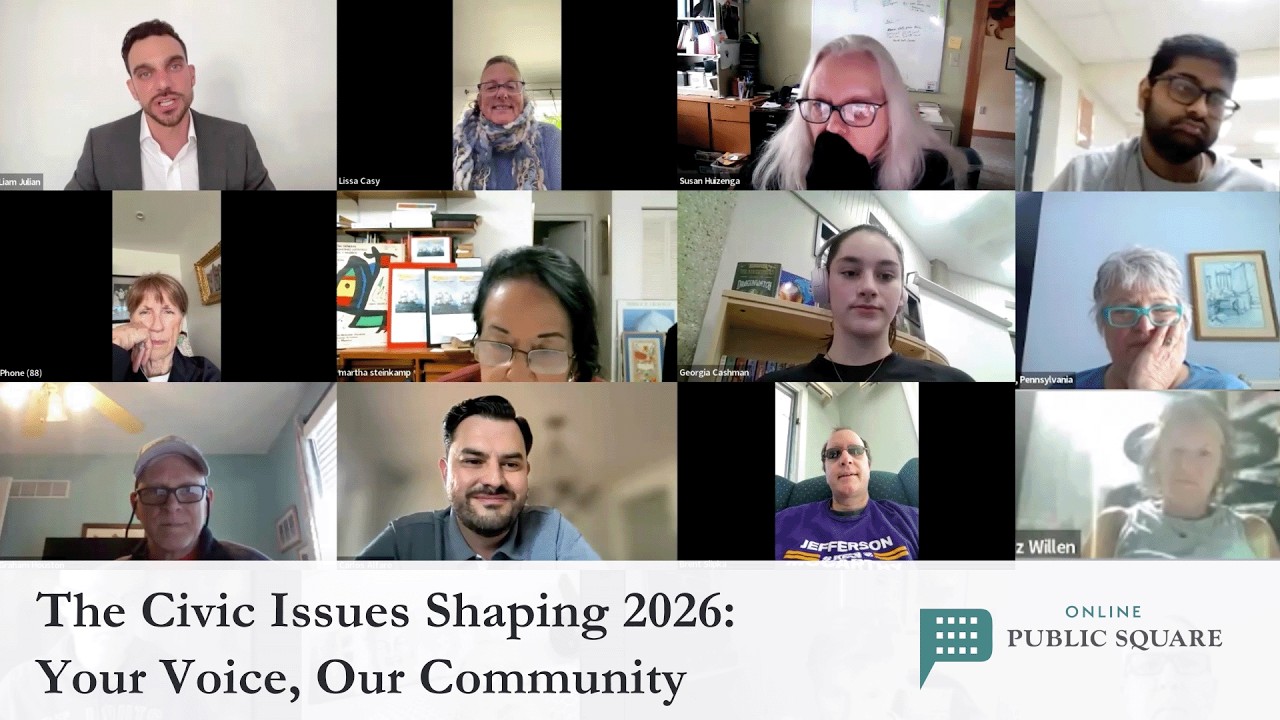 Public Square | The Civic Issues Shaping 2026: Your Voice, Our Community