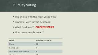 plurality voting