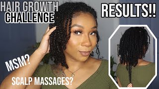 RESULTS ARE IN!! Hair Growth Challenge Update...1.5 months later.....