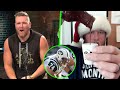 Pat McAfee's Bet With Nick Mangold Forces Former Jet To Chug Bottle Of BBQ Sauce