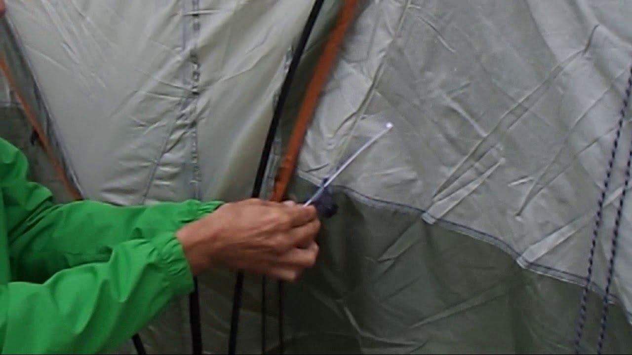 Field Repair Fix a Broken Tent Pole Clip Ten Minute Tent YouTube