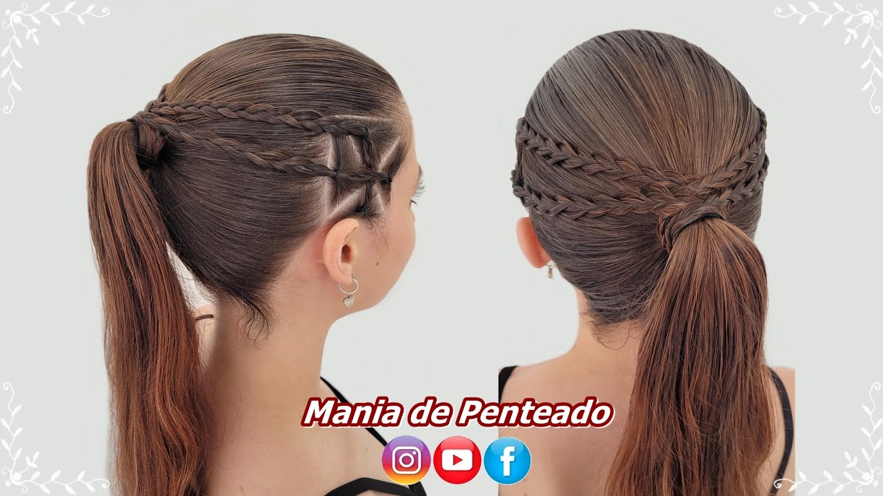 Mania de Penteado on Instagram: “Para o passo à passo visite nosso canal no  .👇🏼…