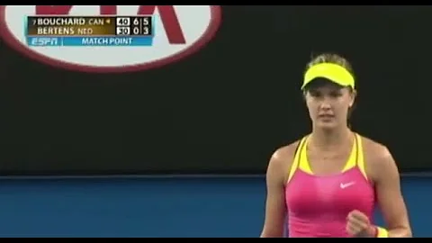 Tennis Twirl: Eugenie Bouchard Asked to Spin