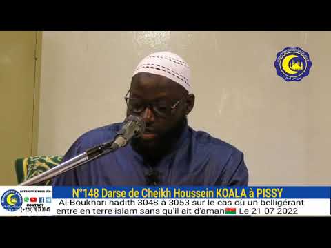 N°148 Darse de Cheikh Houssein KOALA à la mosquée sunnite de Aboubacar citerne à PISSY