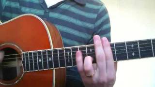 Video thumbnail of "How to play pink moon by Nick Drake"