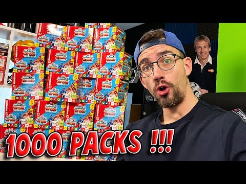 1000 PACKS 2000 € (12000 Karten!!!) Topps MATCH ATTAX BUNDESLIGA 21/22