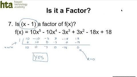 5.2 - Polynomial Division (Precalculus)