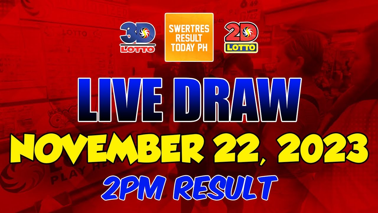 LIVE Swertres Result Today | November 22, 2023 | 2PM DRAW - YouTube