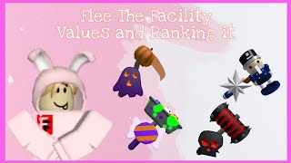 Roblox flee the facility value list (link in description OUTDATED) 