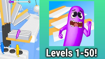 Wacky Run Levels 1-50 (FULL WALKTHROUGH) | IOS & Android Gameplay