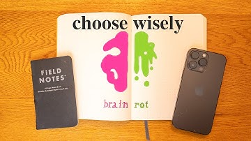 A Notebook to Save Your Mind From Brain Rot
