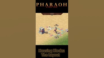 Pharaoh A New Era Tutorial Housing Block 3 Layout live commentary #gaming #strategy #citybuilder