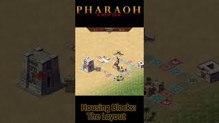 Pharaoh A New Era Tutorial Housing Block 3 Layout live commentary #gaming #strategy #citybuilder Content