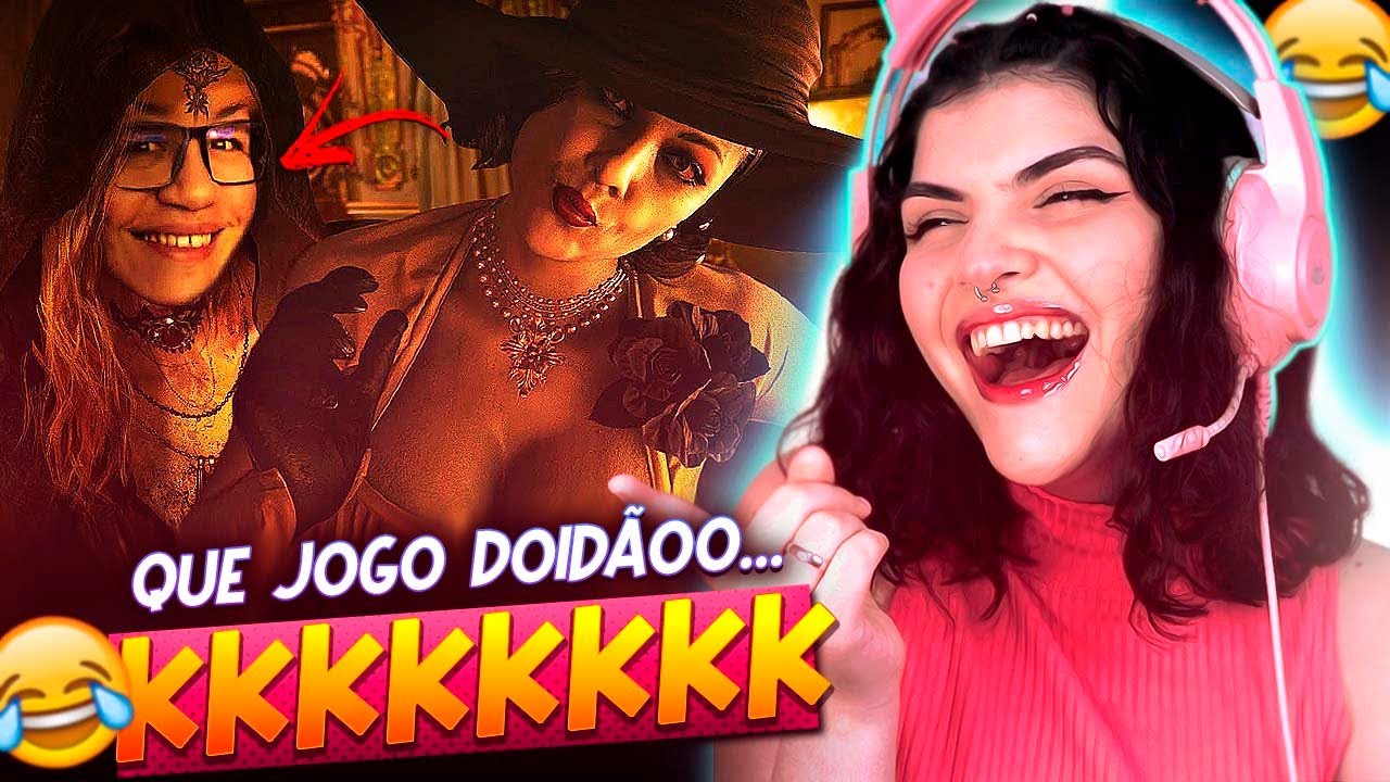 CONHECENDO GAMES EDUUU!!😂A GRANDONA TÁ VINO! - Resident Evil Village