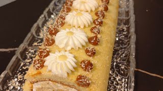 רולדת ריבת חלב- מתכון מלא בתיאור Dulce de leche rolled cake-Full recipe with description