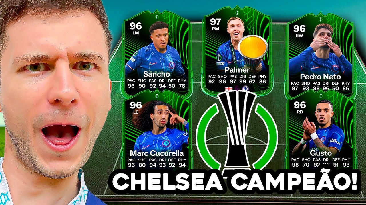 COMPREI O CHELSEA CAMPEÃO DA CONFERENCE LEAGUE E JOGUEI A WL 🔥🔥 EA FC 25 ULTIMATE TEAM BR