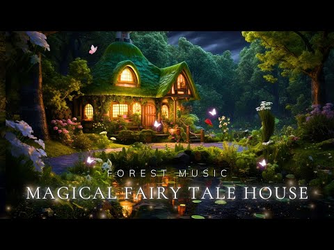 Stabilize Your Soul +Sleep Better in a Fairytale House✨Enchanting Forest Music for Gentle Relaxation