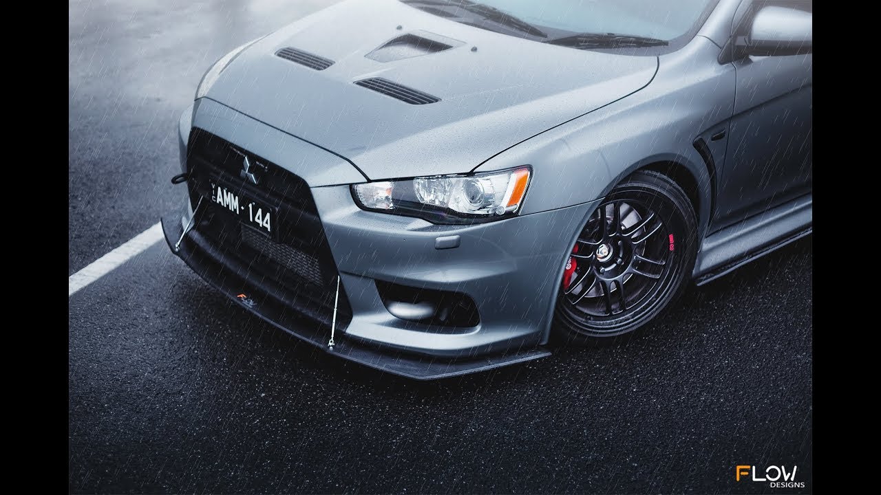 Lancer Evolution X Lip Splitter Bodykit by Flow Designs Australia YouTube