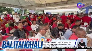 Ayuda para sa taxi drivers | Balitanghali