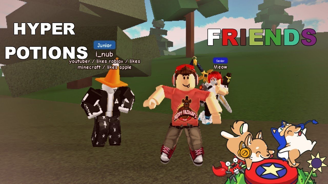 Hyper Potions Friends Thank You Everyone Roblox Music Video Youtube - roblox music videos hyper