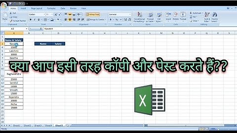 Excel for beginners cut , copy and paste like a pro | How to copy and paste fastly | Excel tricks |
