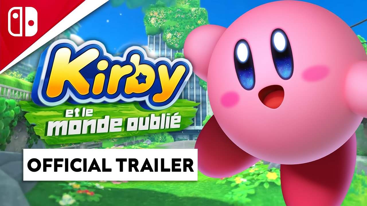 KIRBY et le Monde Oublié ⚡ nouveau TRAILER et date de sortie Nintendo