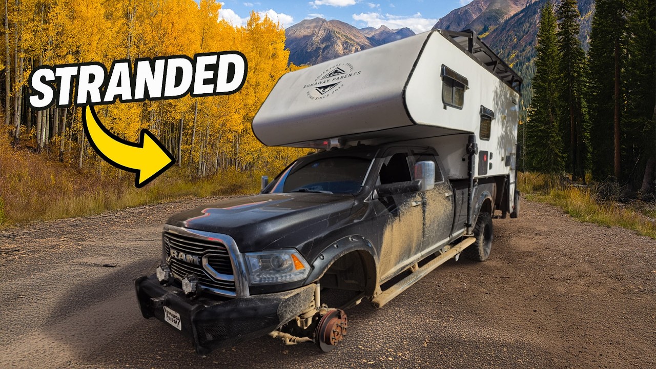 Это могло закончиться плохо — поломка кемпера вдали от цивилизации