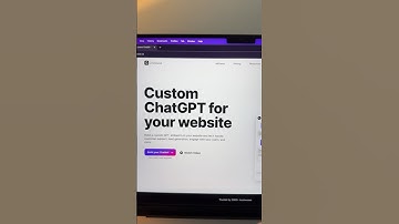 The easiest way to build a custom ChatGPT for your business #productivity #chatbot #chatgpt